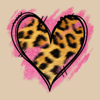 Leopard Pink Glitter Heart Heavyweight Sweatshirt | Teevron