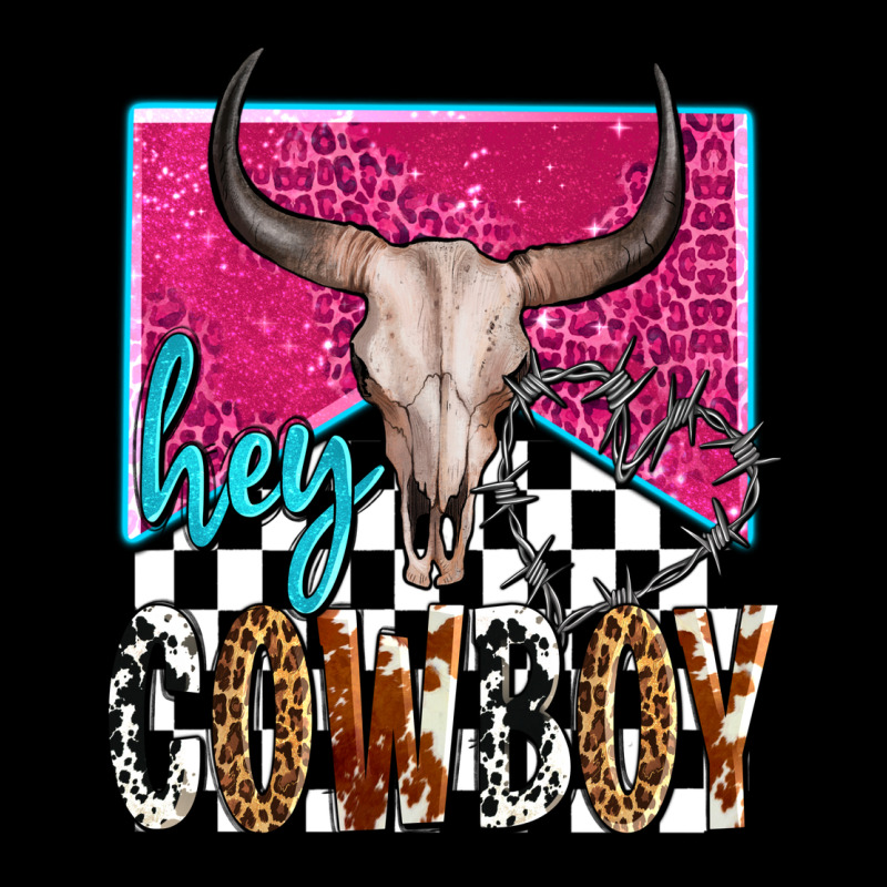 Western Hey Cowboy Heavy Core Tee by OliviaCreatesArt | Teevron