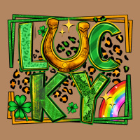 Lucky Horseshoe St Patricks Day Leopard Frame Long Sleeve Tee | Teevron
