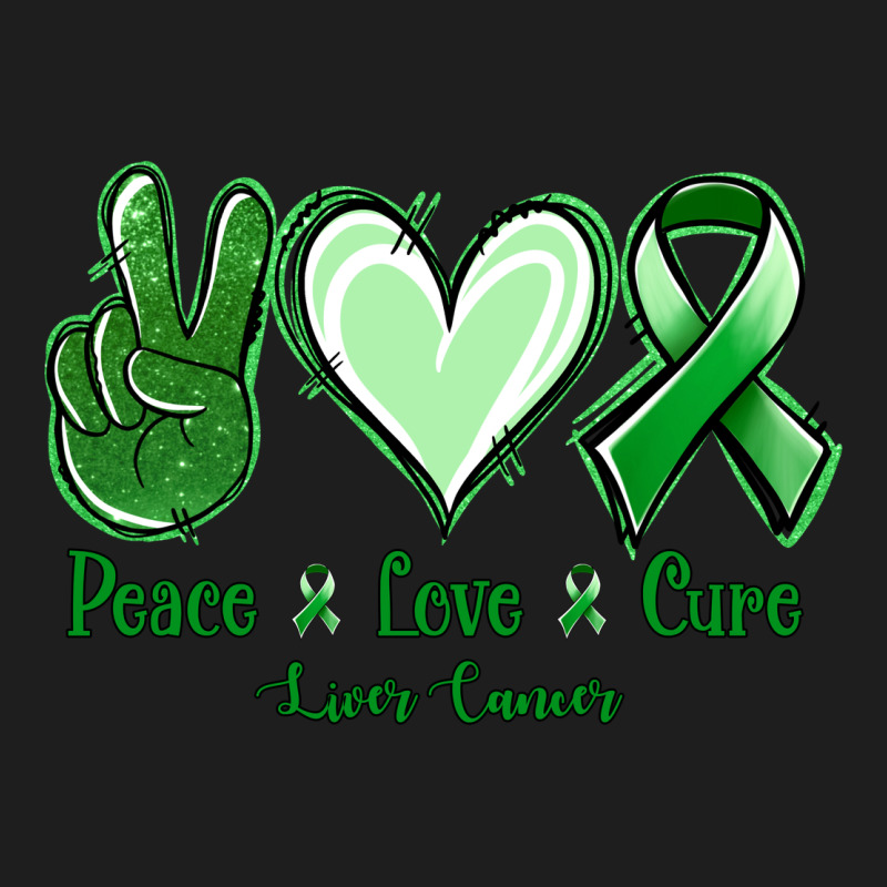 Peace Love Cure Liver Cancer Classic Tee by Jasminsmagicworld | Teevron