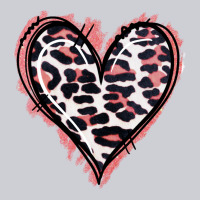 Leopard Glitter Heart Heavyweight Sweatshirt | Teevron