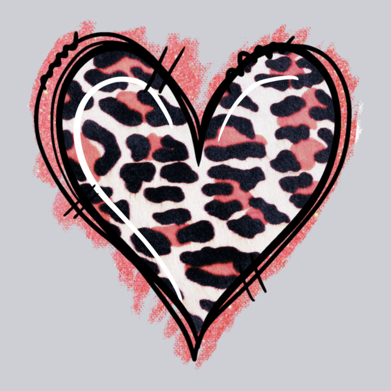 Leopard Glitter Heart Heavyweight Sweatshirt by Jasminsmagicworld | Teevron