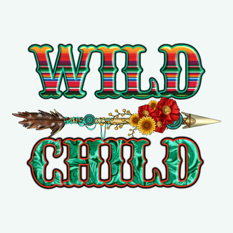 Wild Chıld Serape Sunflower And Gemstone With Arrow Premium Hoodie by Artiststas | Teevron