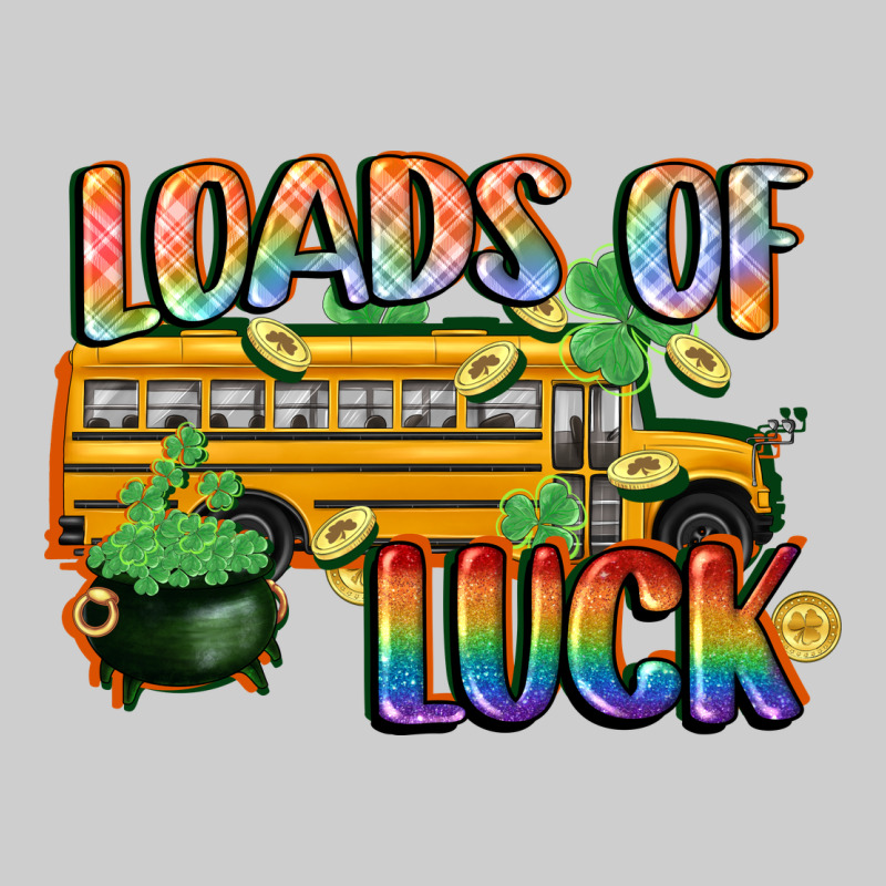 Loads Of Luck With School Bus St. Patrick's Day Premium Tee by FaDigitalArtStudio | Teevron