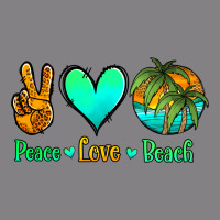 Peace Love Beach Heavyweight Hoodie | Teevron