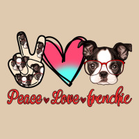 Peace Love Frenchie Heavyweight Sweatshirt | Teevron
