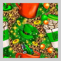 Coffee Cups St. Patrick's Day With Leopard Seamless Pattern Bbs Premium Tee | Teevron