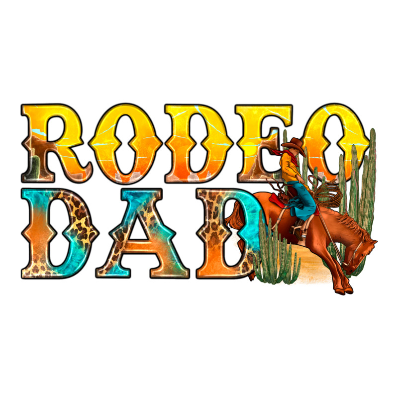 Western Rodeo Dad Premium Tee by BundleAndBundleShop | Teevron