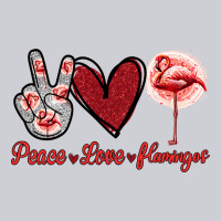 Peace Love Flamingo Heavyweight Sweatshirt | Teevron