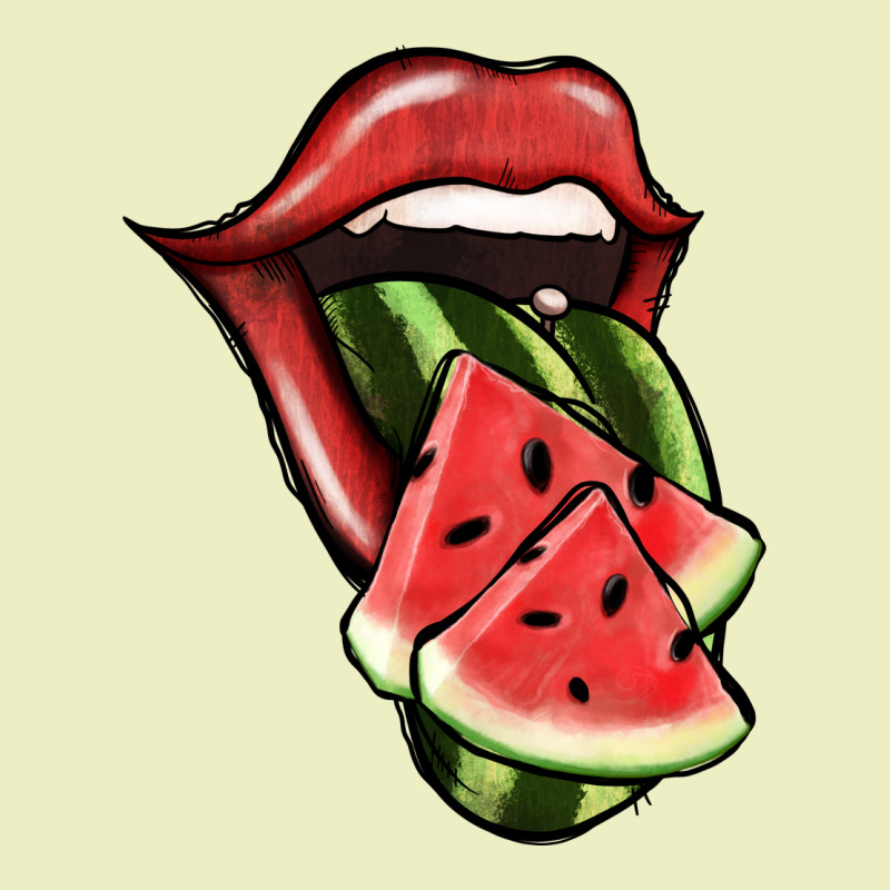 Watermelon Tongue Urban Hoodie by Jasminsmagicworld | Teevron