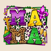 Mardi Gras Leopard Frame Mama Mother's Day Urban Heavy Tee | Teevron