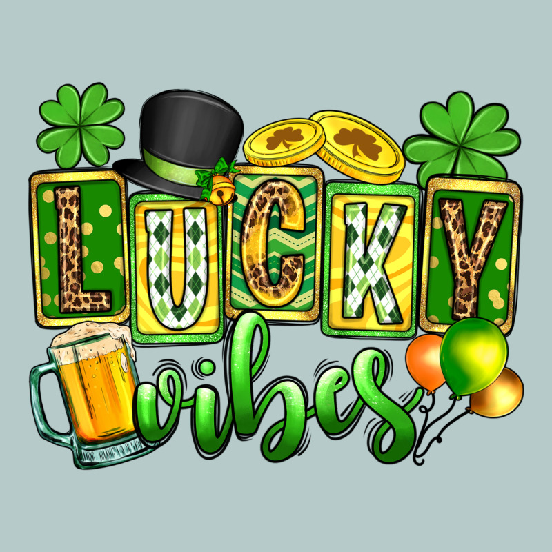 St. Patrick's Lucky Vibes Heavy Core Tee by OliviaCreatesArt | Teevron