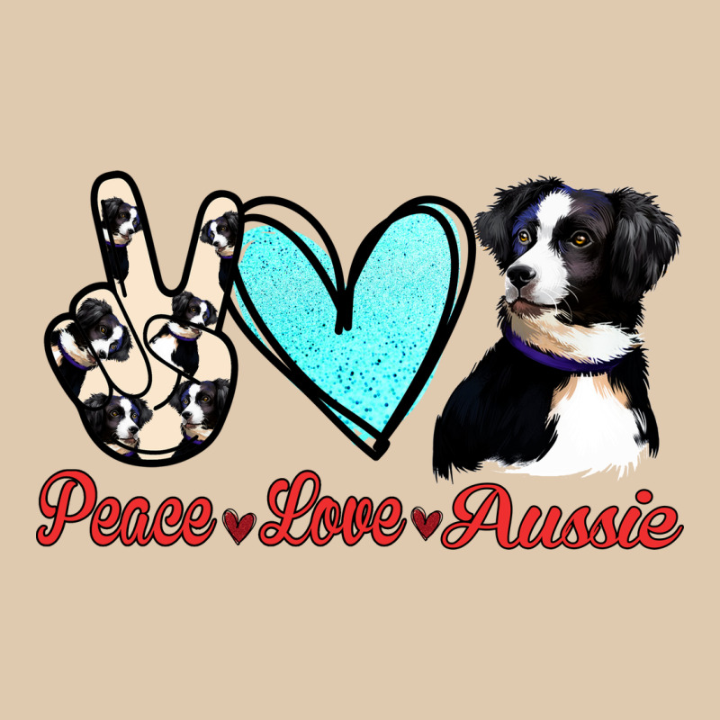 Peace Love Aussie Heavyweight Sweatshirt by Jasminsmagicworld | Teevron