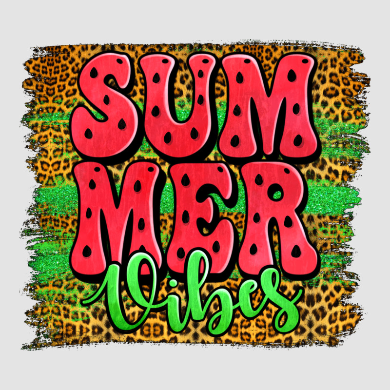 Summer Vibes Watermelon Leopard Background Premium Sweatshirt by Jasminsmagicworld | Teevron