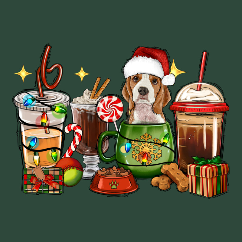 Christmas Coffee Cups With Beagle Zipper Hoodie by RanaPortraitStore | Teevron