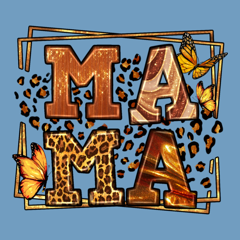 Melanin Leopard Frame Mama Mother's Day Urban Heavy Tee by LillyAllenDesigns | Teevron