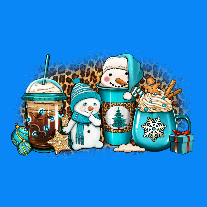 Winter Snowman Coffee Cups Zipper Hoodie by Jasminsmagicworld | Teevron