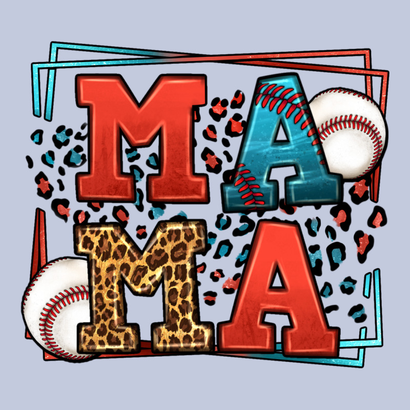 Leopard Baseball Mama Mother's Day Long Sleeve Tee by LillyAllenDesigns | Teevron