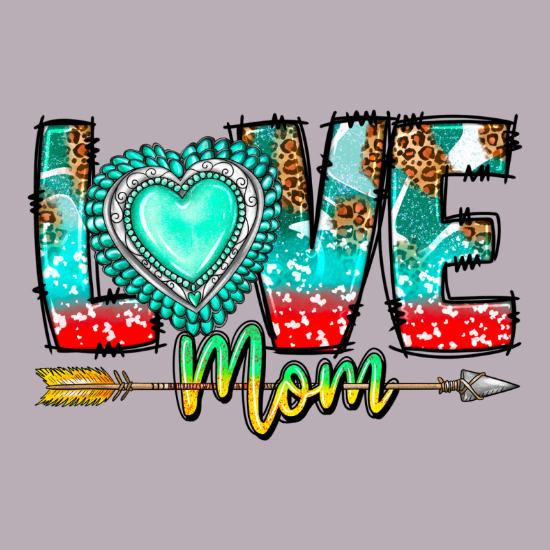 Love Mom Vintage Tee by CowhideDigitalArt | Teevron