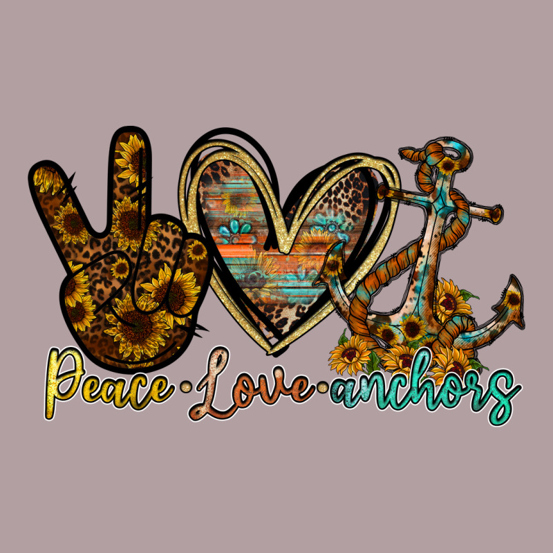 Peace Love Anchors Vintage Hoodie by RacoonDesign | Teevron