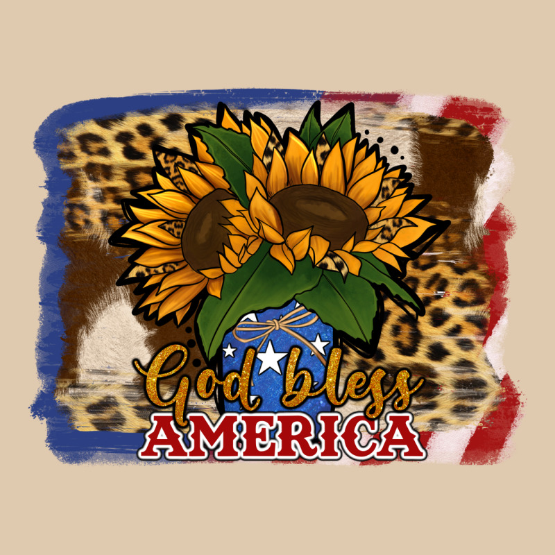 Patriotic Sunflower God Bless America Heavyweight Sweatshirt by Jasminsmagicworld | Teevron