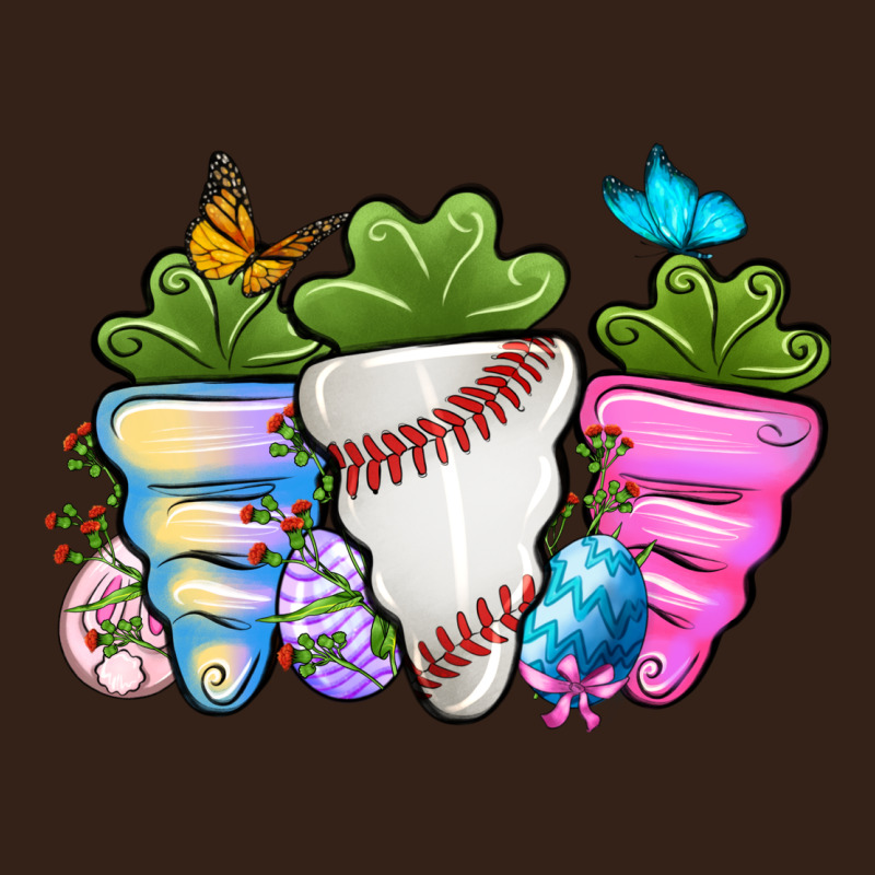 Easter Day Baseball Easter Sports Carrots Heavy Core Tee by OliviaCreatesArt | Teevron