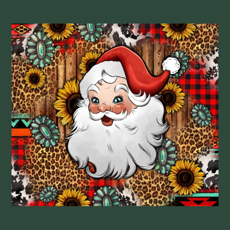 Western Santa Claus Zipper Hoodie by Jasminsmagicworld | Teevron