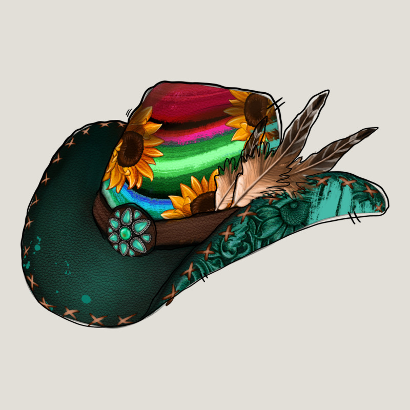 Aztec Sunflower Cowboy Hat Heavy Core Tee by Jasminsmagicworld | Teevron