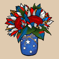 Patriotic Sunflower In A Jar Heavyweight Sweatshirt | Teevron