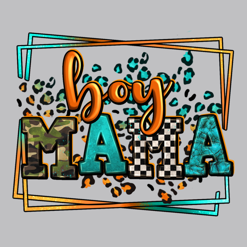 Leopard Camo Boy Mama Mother's Day Long Sleeve Tee by LillyAllenDesigns | Teevron