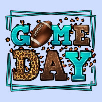Game Day American Football Leopard Frame Urban Heavy Tee | Teevron
