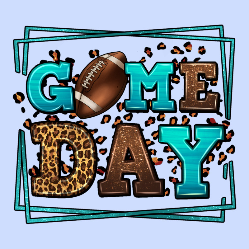 Game Day American Football Leopard Frame Urban Heavy Tee by LillyAllenDesigns | Teevron