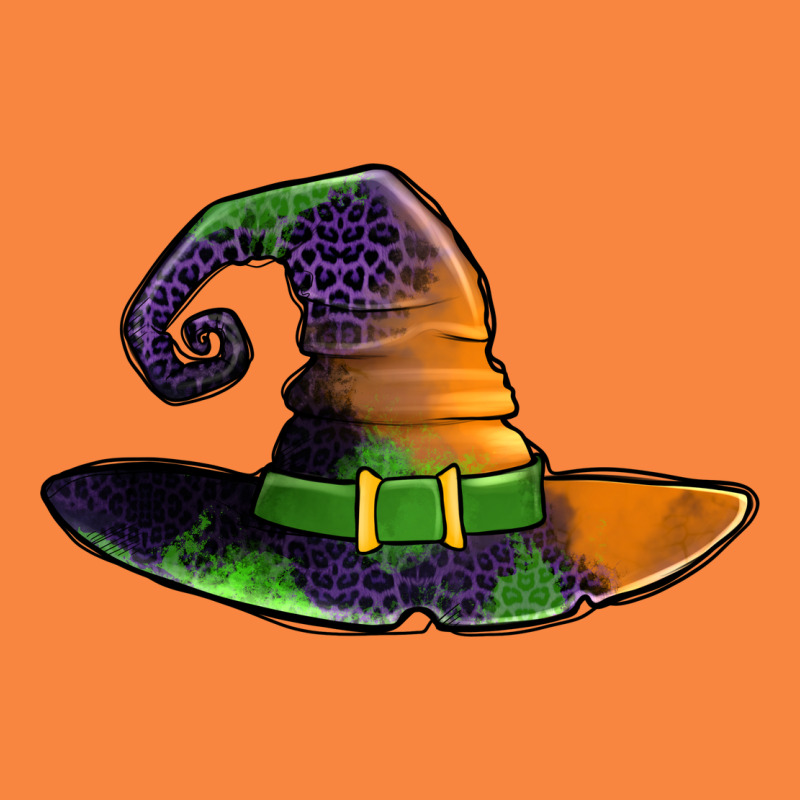 Purple Leopard Witch Hat Premium Sweatshirt by Jasminsmagicworld | Teevron
