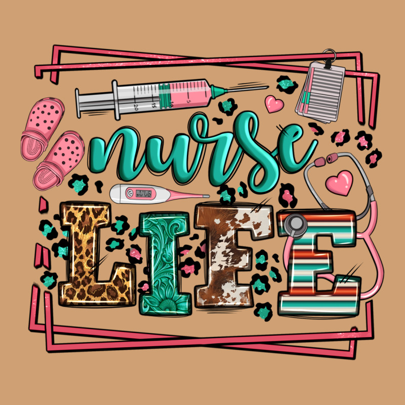 Nurse Life Leopard Frame Vintage Tee by LillyAllenDesigns | Teevron