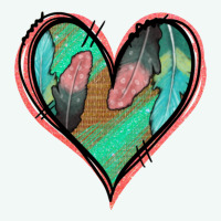 Feather Heart Premium Hoodie | Teevron