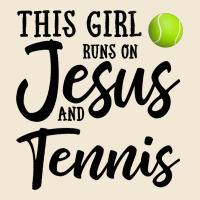This Girl Runs On Jesus And Tennis Premium Tee | Teevron