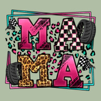 Racing Leopard Frame Mama Mother's Day Urban Heavy Tee | Teevron