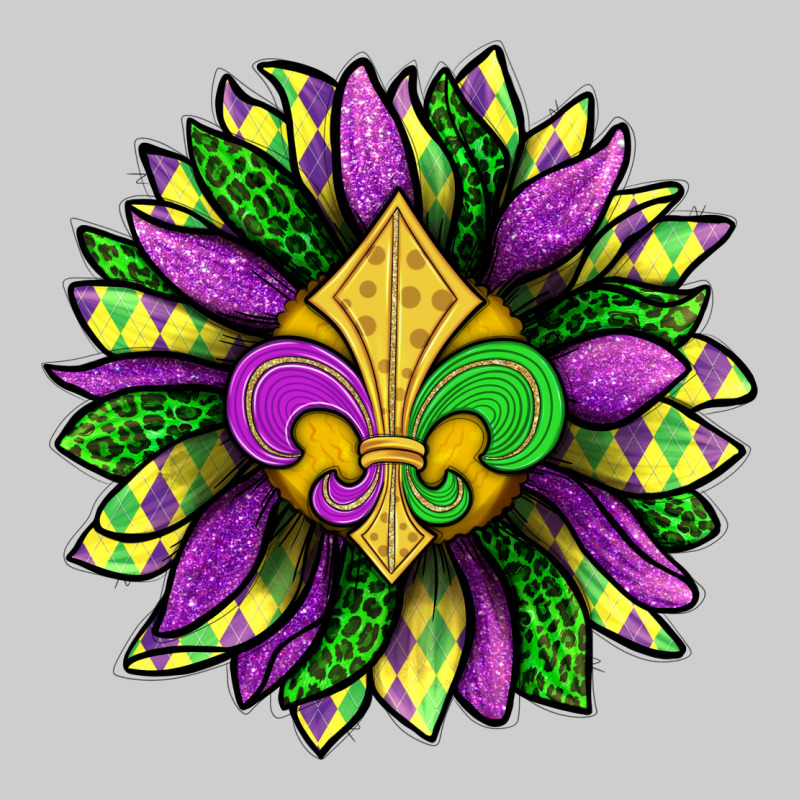 Mardi Gras Sunflower Premium Tee by BundleAndBundleShop | Teevron