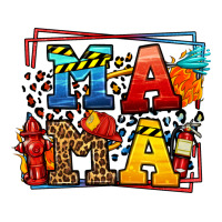 leopard frame firefighter mama Mother's Day | Teevron