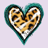 Glitter Leopard Heart Premium Hoodie | Teevron