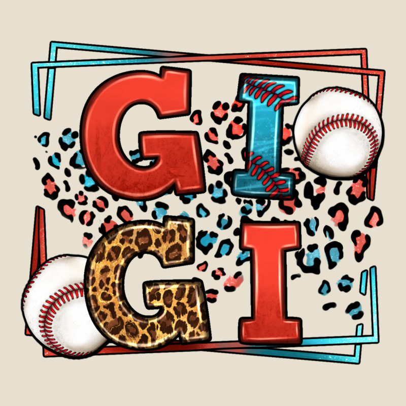 Baseball Gigi Leopard Frame Urban Heavy Tee by LillyAllenDesigns | Teevron