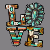 Turquoise Serape Love Heavyweight Hoodie | Teevron