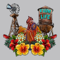 Farm Life Rooster Long Sleeve Tee | Teevron