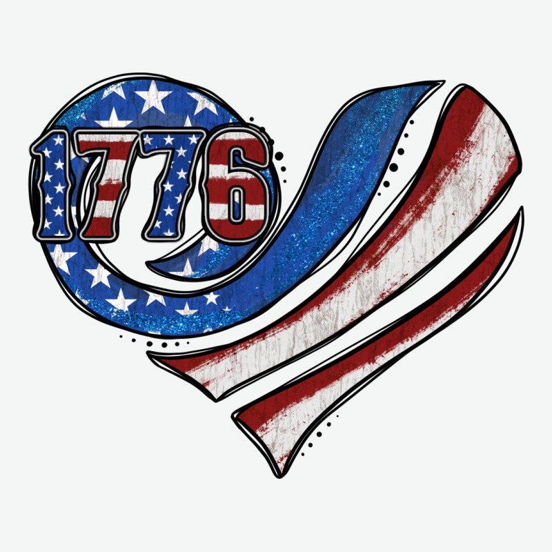 American Flag Heart Urban Heavy Tee by Jasminsmagicworld | Teevron