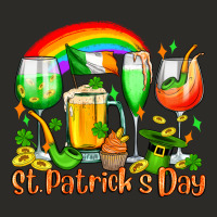 St. Patrick's Wine Glasses Heavy Core Tee | Teevron