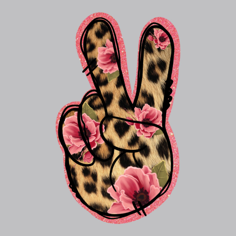 Floral Leopard Peace Sign Classic Tee by Jasminsmagicworld | Teevron