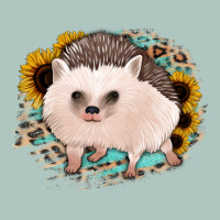 Hedgehog With Sunflowers And Leopard Premium Sweatshirt | Teevron