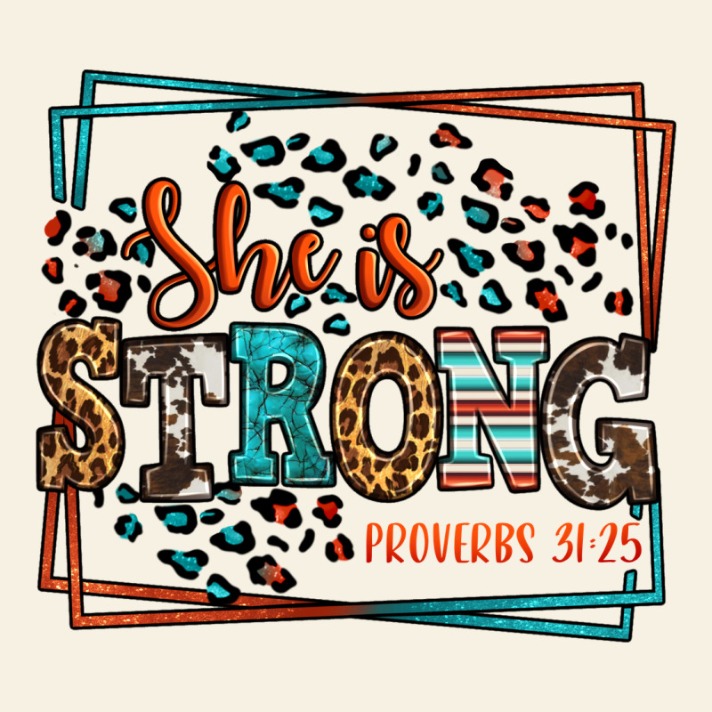 She Is Strong Proverbs 31:25 Vintage Tee by LillyAllenDesigns | Teevron