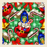 Christmas Coffee Cups Bell And Candy Cane With Leopard And Plaid Premium Tee | Teevron