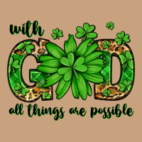 With God All Things Are Possible St. Patrick's Day Vintage Tee | Teevron